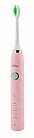 Електрична зубна щітка Gemei GM906 (4 режими) рожева