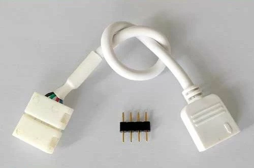 Конектор Biom для LED стрічки 12В, 4pin+4pin з'єднувач (RGB) №10 SC-10-SWC-4 567