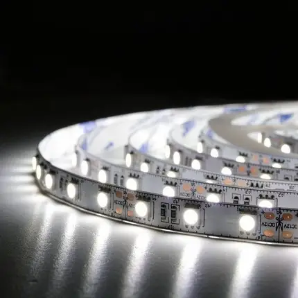 LED стрічка Biom Professional SMD5050 60шт/м 14.4W/м IP20 12V (6000-6500К) 14502, фото 2