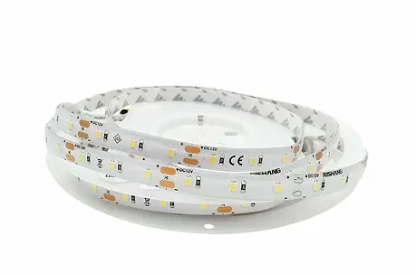LED стрічка Rishang SMD2835 60шт/м 5.5W/м IP65 12V (2700К) RN60TA-B 7760, фото 2