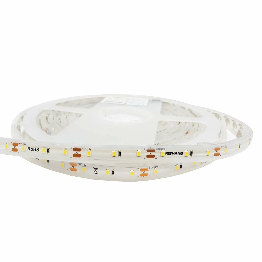 LED стрічка Rishang SMD2835 60шт/м 5.5W/м IP67 12V 4000K RN3060TA-B 8240