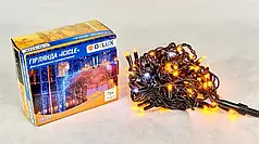 Led гірлянда DELUX Icicle 108шт 2х1м жовтий/білий 90015180