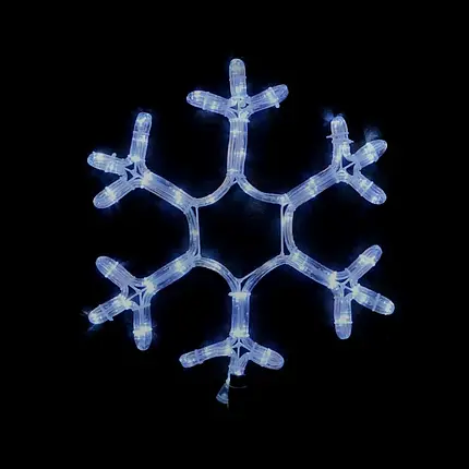 Led гірлянда DELUX Motif Snowflake 102шт 0,4м білий 90012961, фото 2