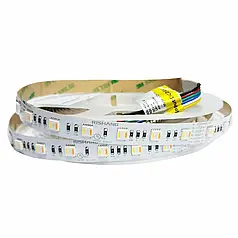 LED стрічка RISHANG SMD5050 60шт/м 22.5W/м IP20 24V RGB/WW/CW RD0260AC-C 10898