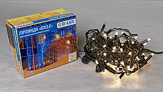 Led гірлянда DELUX Icicle 75шт 2х0, 7м теплий білий 90012960