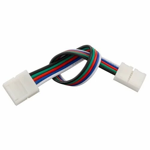 Конектор для LED стрічки Biom OEM №22 10mm 5pin RGBW 2joints wire (провід-2 затискачі) SC-22-SW-15-5 12223