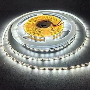 LED стрічка Biom Professional SMD2835 120шт/м 9W/м 12V IP20 4мм (7000-7500К) 21039, фото 2