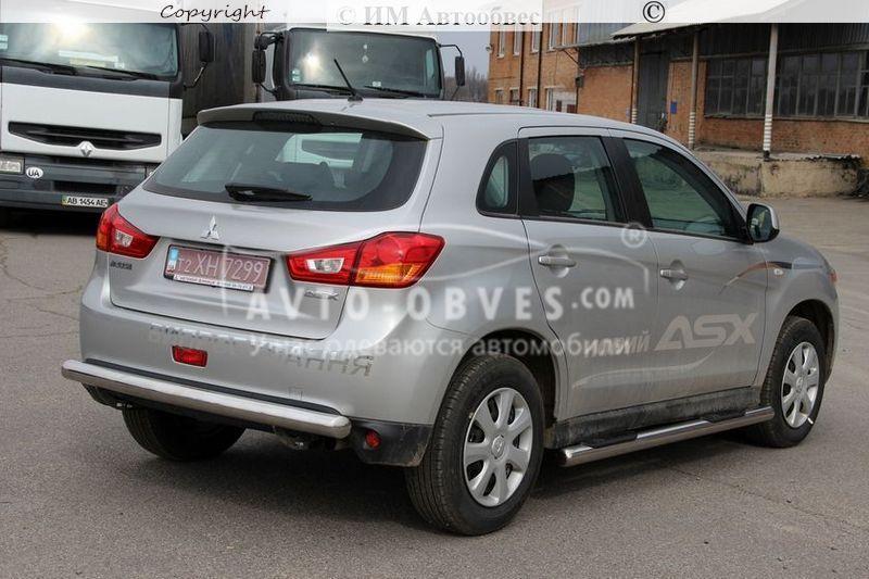 Боковые трубы 70мм Mitsubishi ASX 2010-2013 - фото 9 - id-p5995848