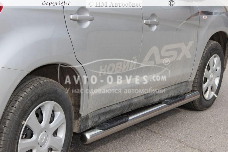 Боковые трубы 70мм Mitsubishi ASX 2010-2013 - фото 10 - id-p5995848