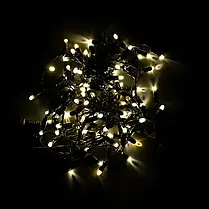 Вулична Led гірлянда Євросвітло STARLIGHT бахрома теплий-білий 75LED 2х0,7м IP44 чорний провід 000057271, фото 4