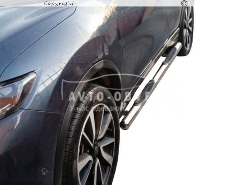 Бокові труби д70мм Nissan Rogue 2017-2021