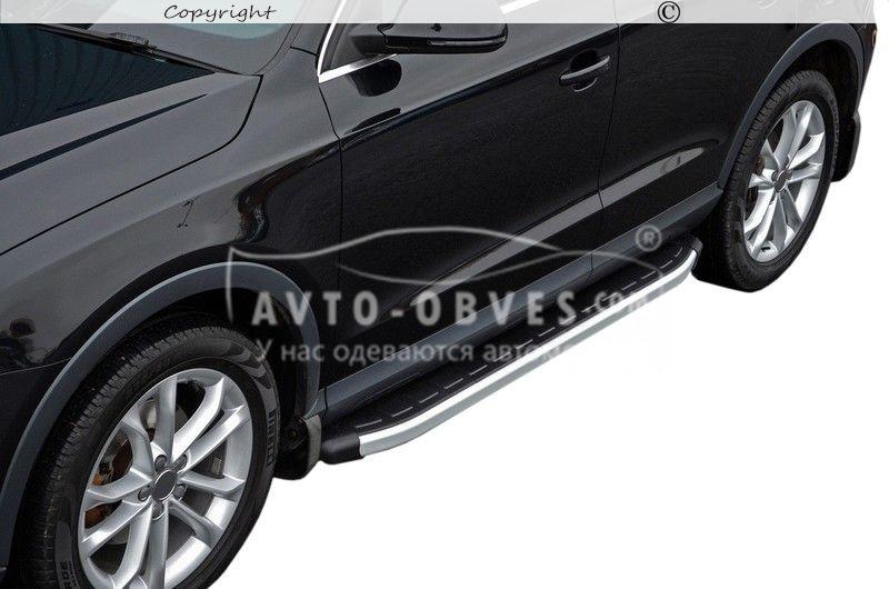 Бокові підніжки Audi Q3 2018 - ... - style: Cayenne, фото 1