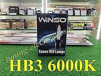 Лампы ксеноновые WINSO HВ3 6000K 35 watt 12 вольт (2 лампы= 1 пара)