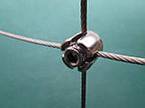 Відкритий хрестовий затискач для троса, нержавіюча сталь А4 (AISI 316), фото 3