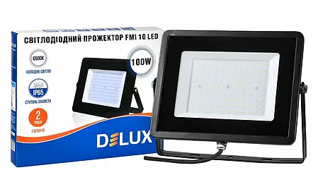 LED прожектор DELUX FMI 100W 6500K IP65 90008739, фото 1