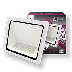 Світлодіодний прожектор Velmax VF-50AS-RGB 50W RGB IP65 220V с пультом ДУ 26-15-55  LED прожектор Velmax VF-50AS-RGB 50W RGB IP65