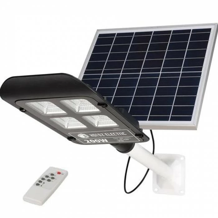 LED світильник вуличний на сонячній батареї автономний Horoz LAGUNA-200 200W 6400K 074-006-0200-020