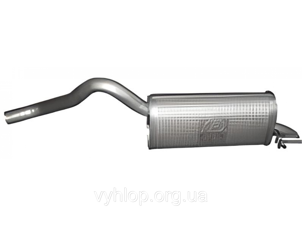 Глушник Фіат Добло (Fiat Doblo) 1.3 JTD (07.51) Polmostrow алюминизированный