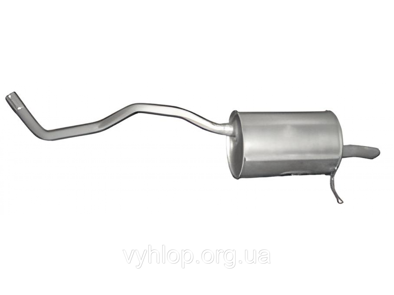 Глушник Рено Кліо 4 (Renault Clio IV) 1.2 12- (21.90) Polmostrow алюминизированный