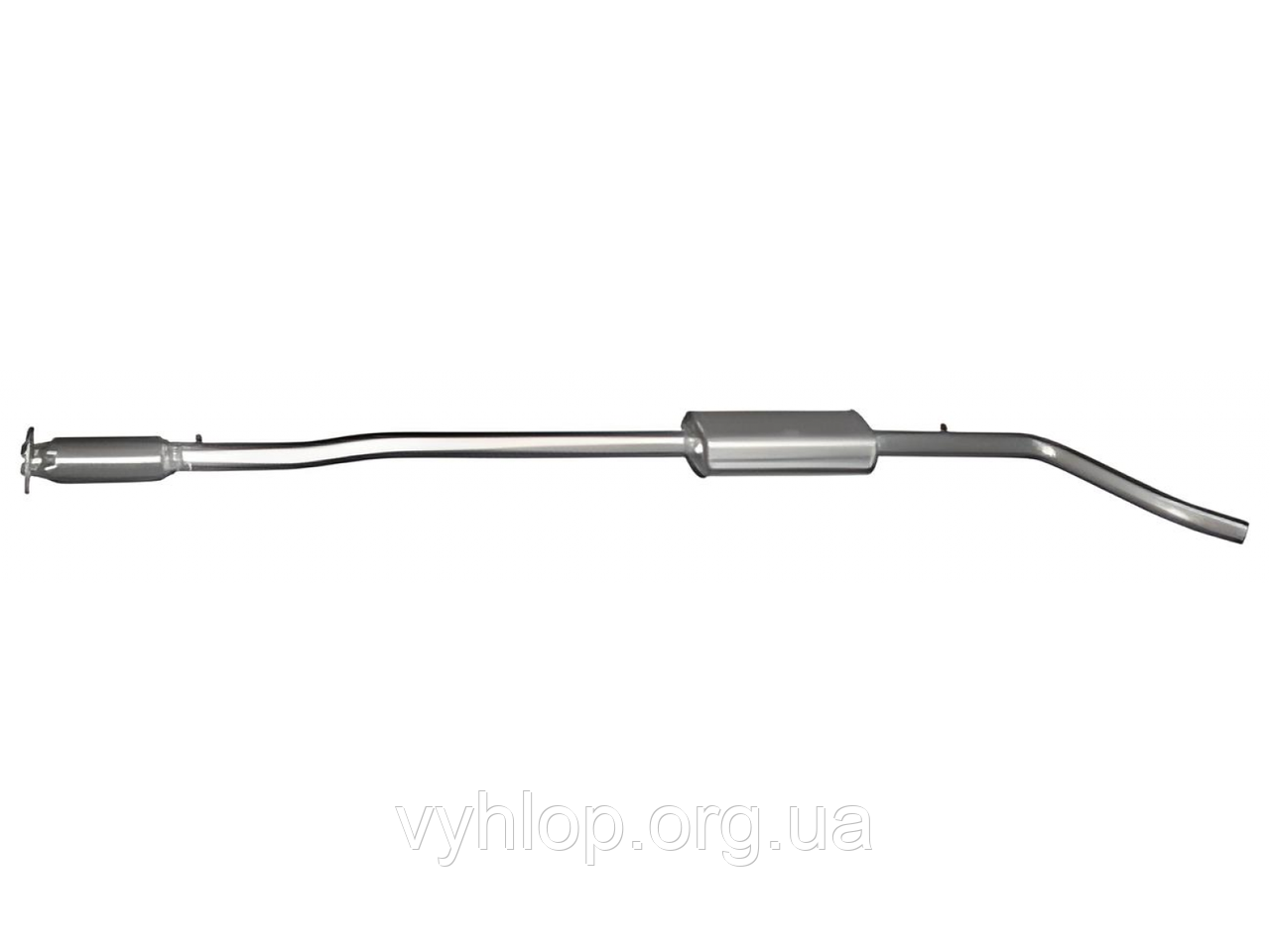 Резонатор Фіат Ідеа (Fiat Idea) 1.4 (07.508) Polmostrow алюминизированный