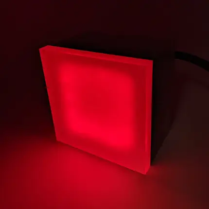 Бруківка світлодіодна 3,5W 12B 90х90х60мм RGB, фото 1