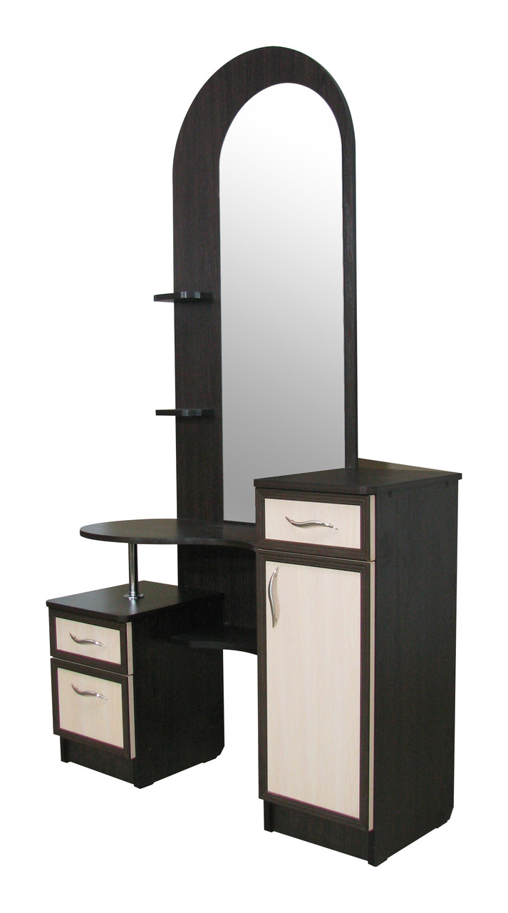 Туалетний стіл Трюмо Камелія з МДФ накладками декор МАКСІ-Меблі Венге магія/Дуб Молочний(11799), фото 1