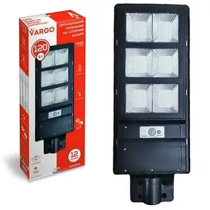 Вуличний LED світильник на сонячній батареї VARGO 120W 6500К (VS-111915), фото 2