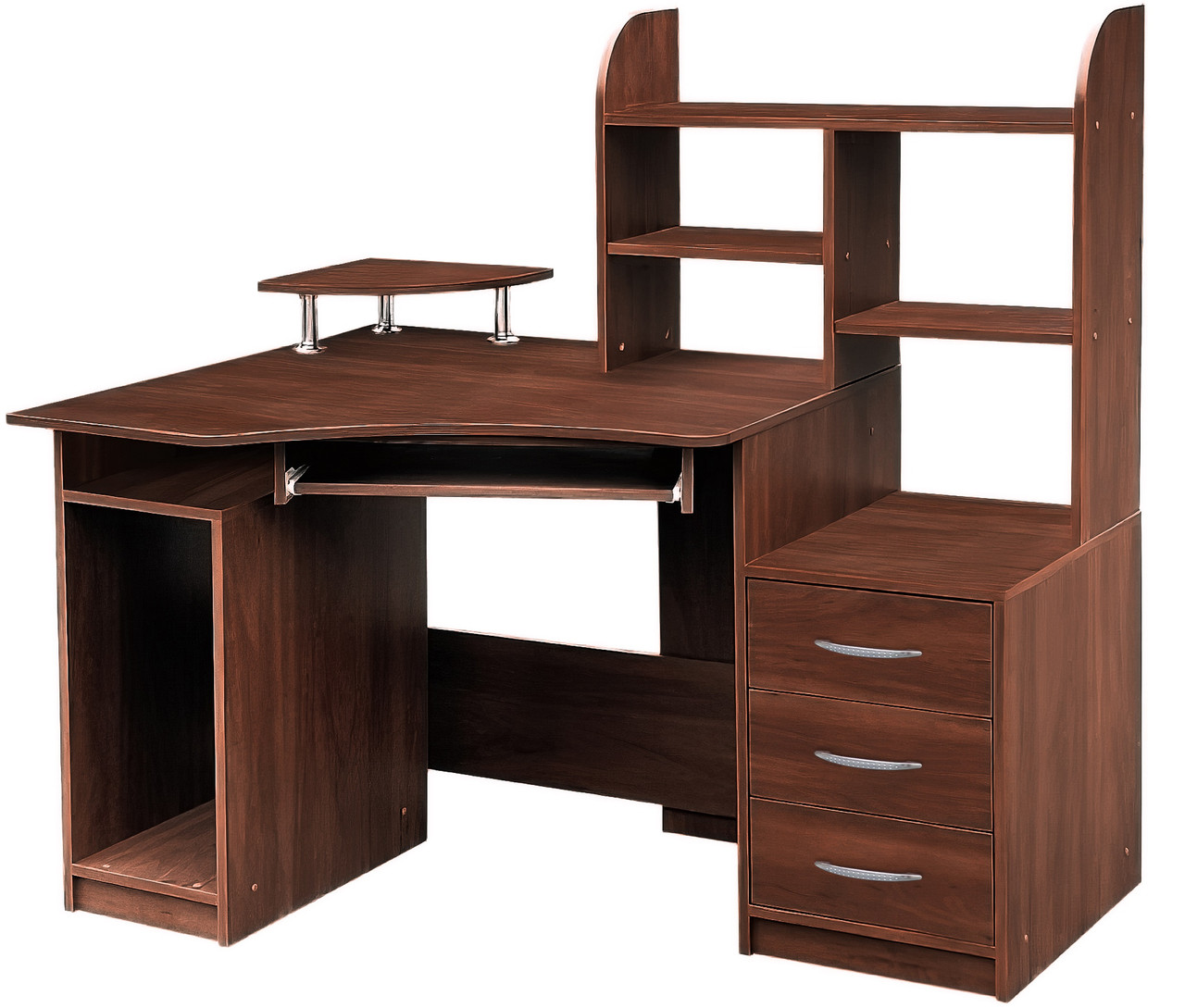 Стіл комп'ютерний Вектор(плюс) МАКСІ-Меблі Горіх лісовий (11865), фото 1