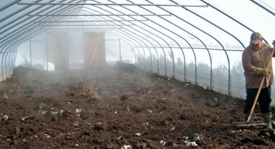 Обробка верхнього шару землі дезінфекція Дезінфекція