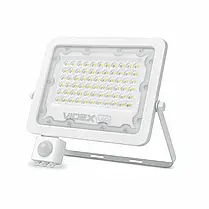 LED прожектор Videx F2e 50W 5000К з датчиком руху та освітленості VL-F2e505W-S, фото 2