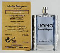 Оригинал Salvatore Ferragamo Uomo Casual Life 100 мл ТЕСТЕР ( Сальватор Феррагамо уомо кэжуал лайф ) туалетная