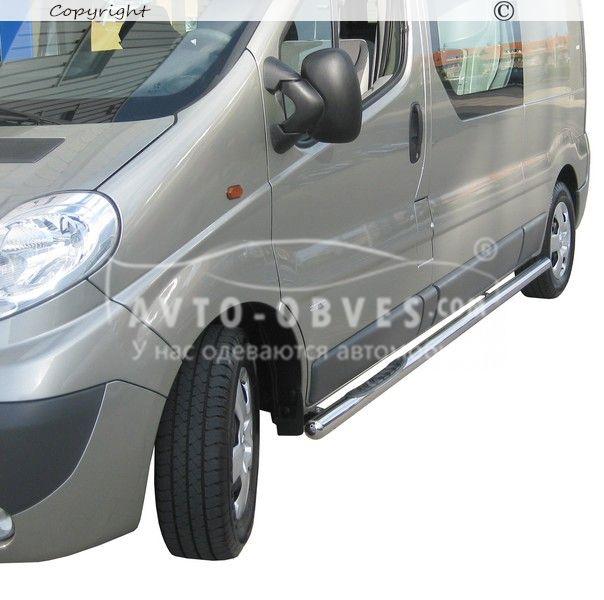 Боковые трубы 70мм Renault Trafic, L1/L2 база: короткая база - фото 1 - id-p5995870