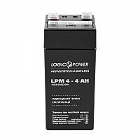 Акумуляторна батарея LogicPower LPM 4 V 4 AH (LPM 4 — 4 AH) AGM