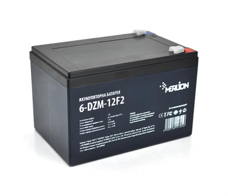 Акумуляторна батарея Merlion 12 V 12 AH (6-DZM-12F2/04392) AGM