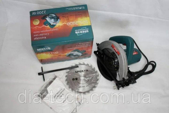 Пила дискова Spektr 185/2200 Вт
