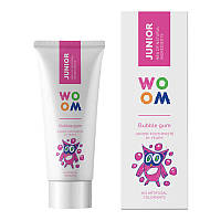 Детская зубная паста "Жвачка" Woom Junior Bubble Gum Toothpaste 50мл