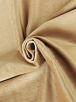 Портьерная ткань для штор бархат золотисто-бежевого цвета №9
