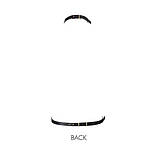 Еротичний шкіряний боді портупея Bijoux Indiscrets MAZE - I Harness Black, фото 4