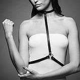 Еротичний шкіряний боді портупея Bijoux Indiscrets MAZE - I Harness Black, фото 5