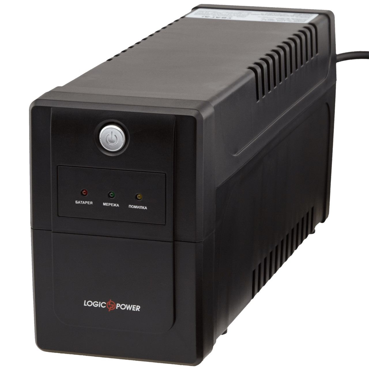 ДБЖ LogicPower LPM-700VA-P, Lin.int., AVR, 2 x євро, пластик
