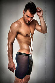 Прозорі чоловічі шортики сексі 026 SHORT black S/M - Passion