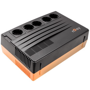 ДБЖ NJOY Shed 625 (PWUP-LI062SH-AZ01B), Lin.int., 5 x Schuko, USB, пластик