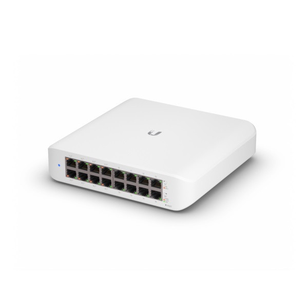 Комутатор Ubiquiti UniFi USW-Lite-16-POE (8xGE, 8xGE PoE+, max PoE 45W, L2)