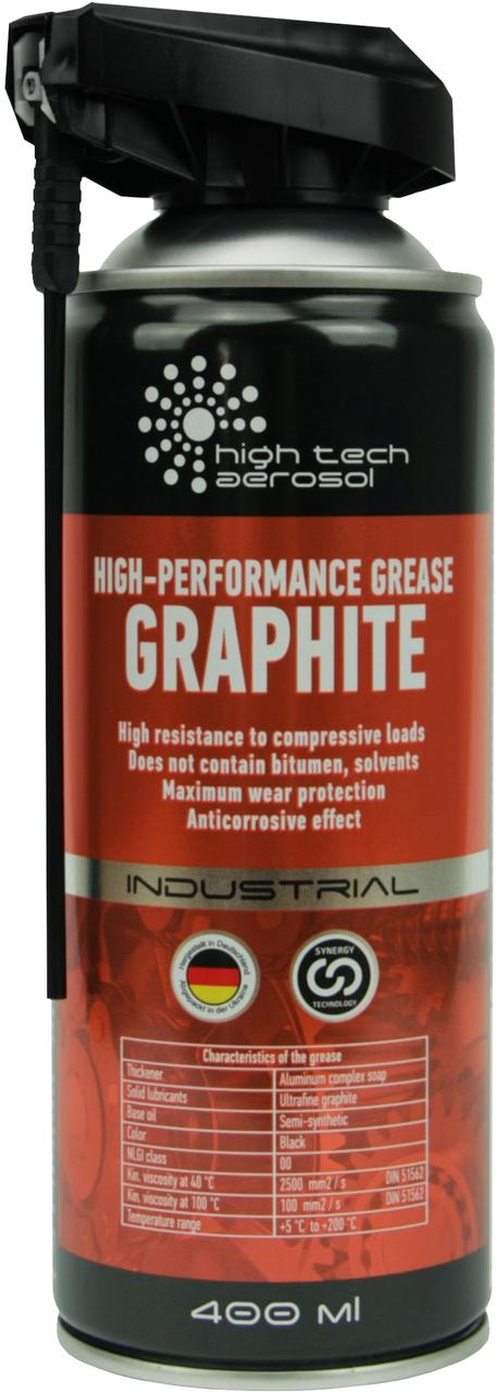 Мастило High Tech Aerosol Graphite 400 мл (5081) (4820159542369)