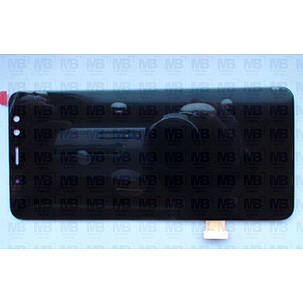 Дисплей з сенсором Samsung А530 Galaxy А8 2018, OLED, чорний!, фото 3