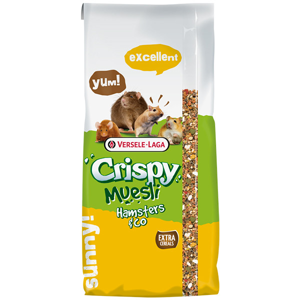 Versele-Laga Crispy Muesli Hamster Верселе-Лага КРИСПІ МЮСЛІ ХОМ'ЯК корм для хом'яків щурів мишей піщанок 20кг, фото 1