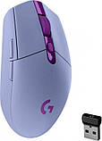 Миша бездротова Logitech G305 (910-006022) Lilac USB, фото 4