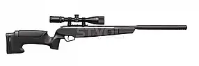 Гвинтівка пневматична Stoeger ATAC TS2 Combo Black з прицілом 3-9x40AO