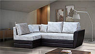Угловой диван Чикаго (светло серый с венге, 230х150 см)