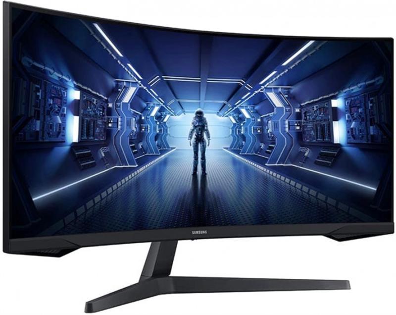 Монитор Samsung 34" Odyssey G5 (LC34G55TWWIXCI) VA Black Curved 165Hz, фото 1